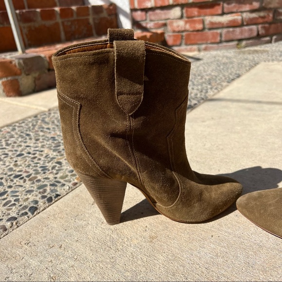 Isabel Marant suede heeled boots booties size 39 / 8 - Picture 4 of 7